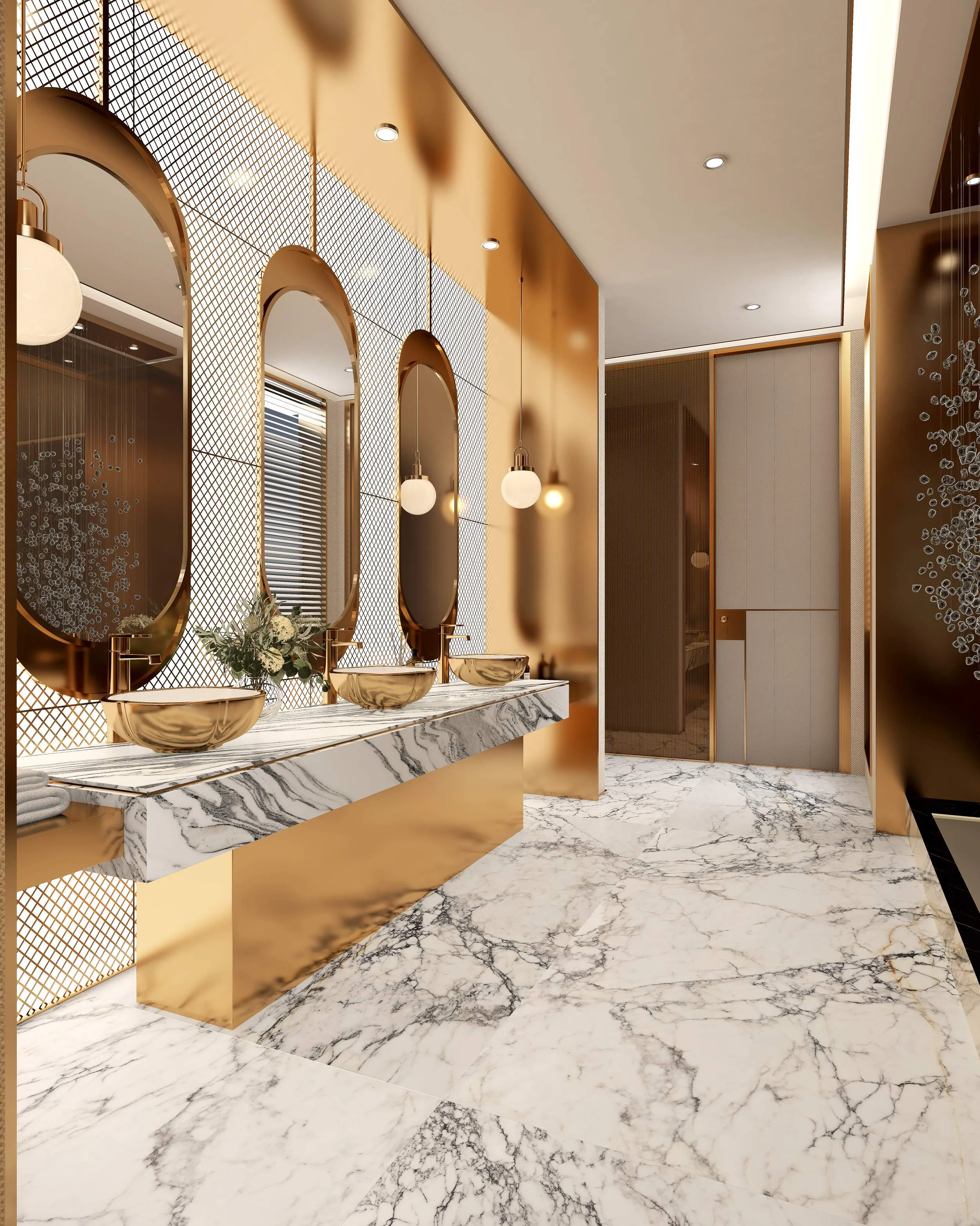 Snow White Calacatta Gold Marble-Look Sintered Stone