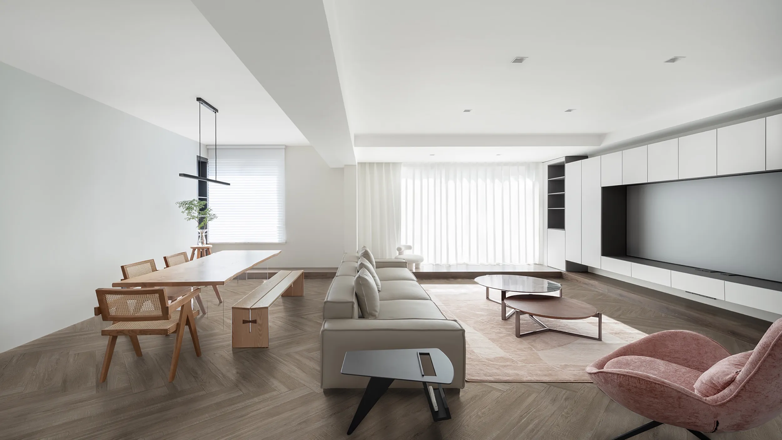 Greige Taupe Distressed Oak Wood Look Porcelain Tile for Wall and Floor