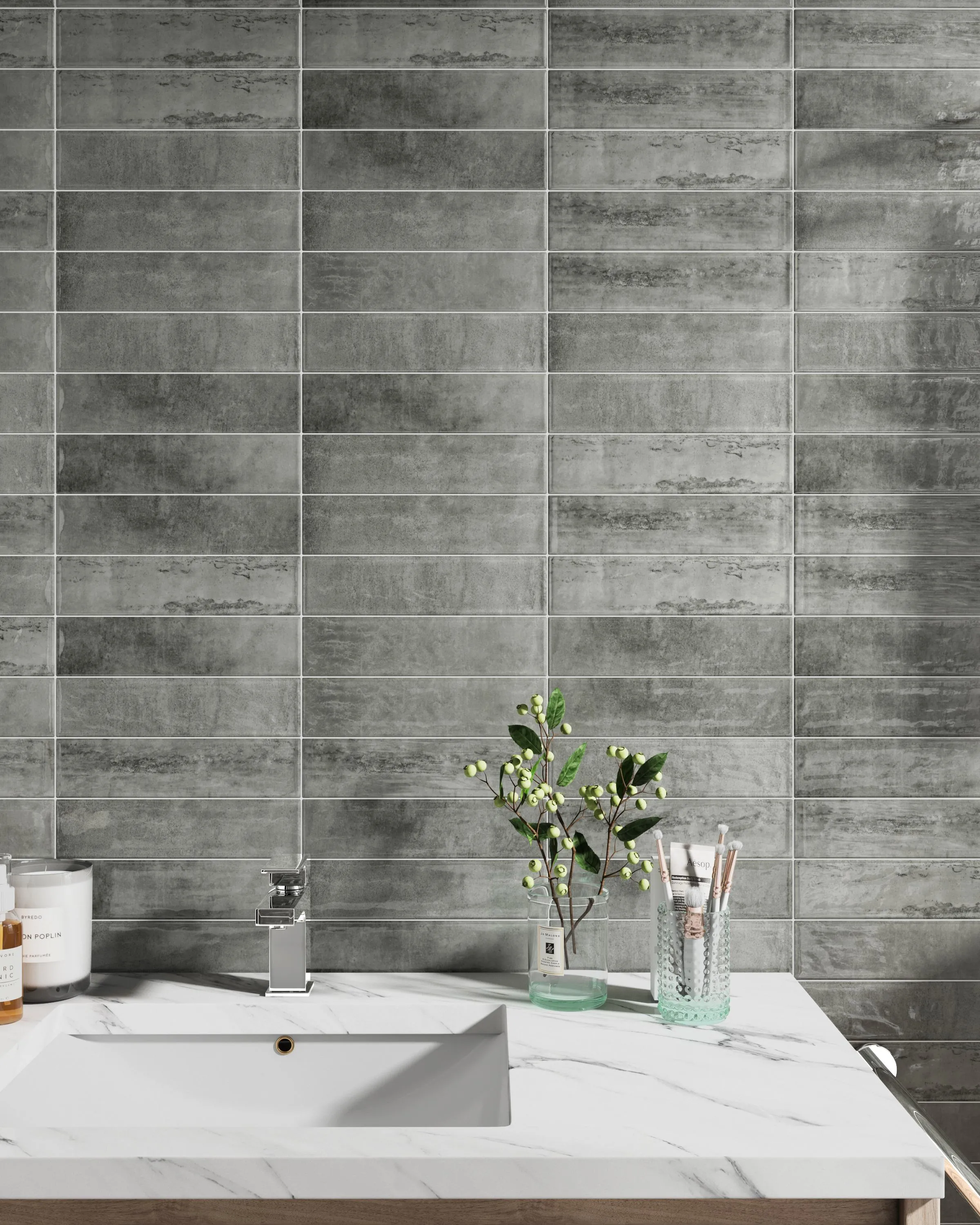 Gray Concrete Look Decorative Tile for Wall & Floor