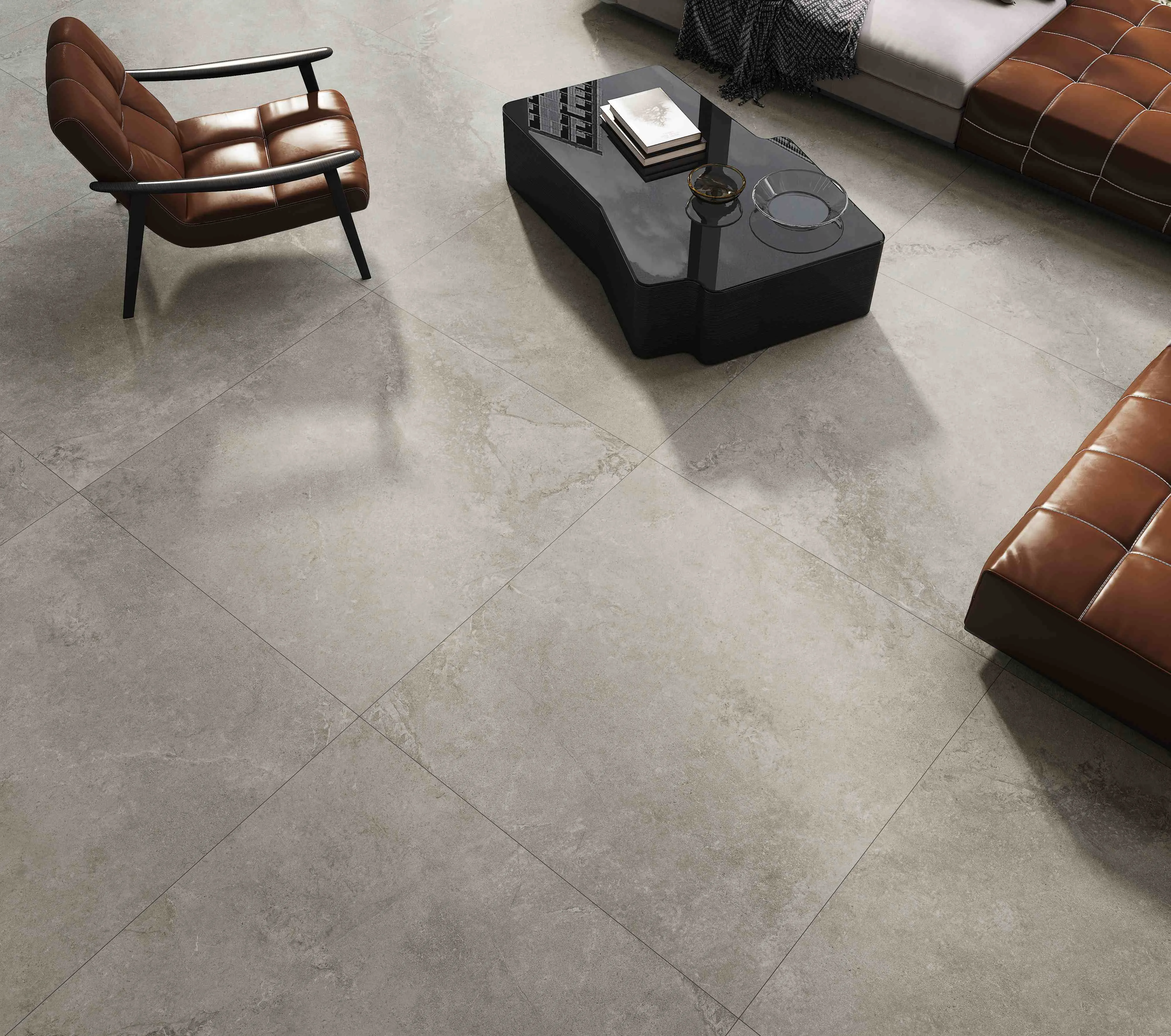 Grey & Brwon  Marble-Look  for Wall and Floor