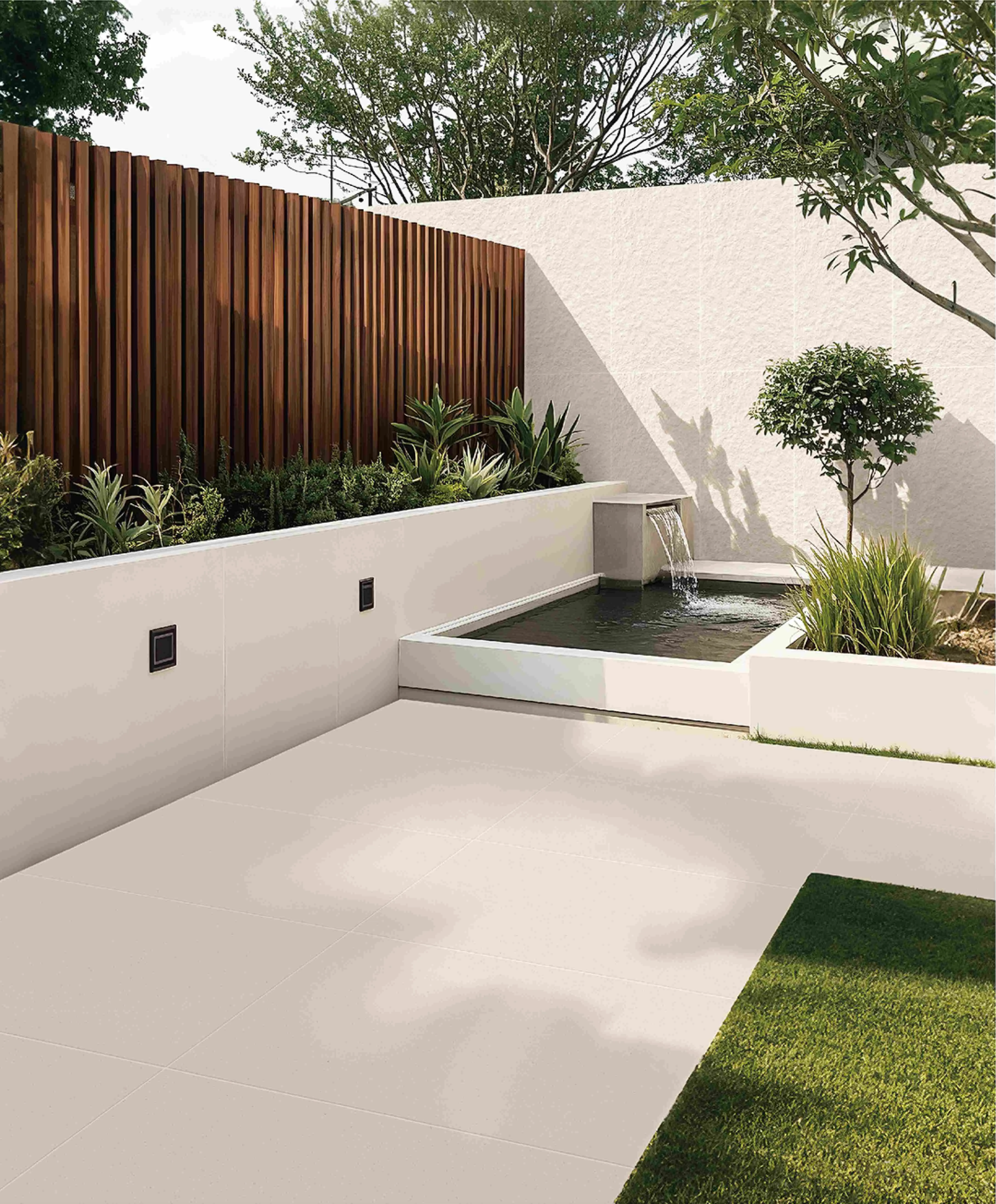 Cream Beige Granite Stone-Look Paving Stone Tile for Wall and Floor