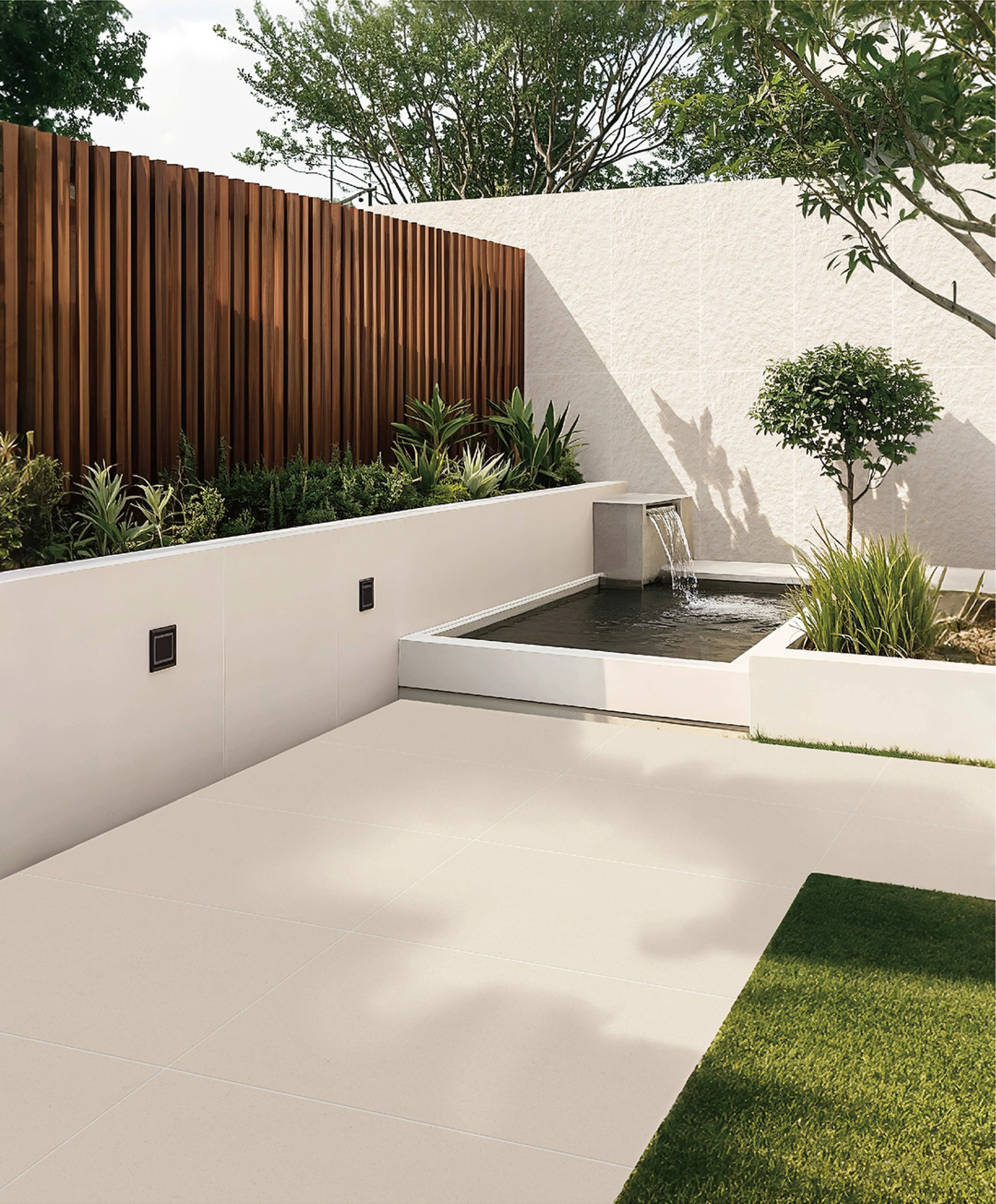 Cream Beige Granite Stone-Look Paving Stone Tile for Wall and Floor