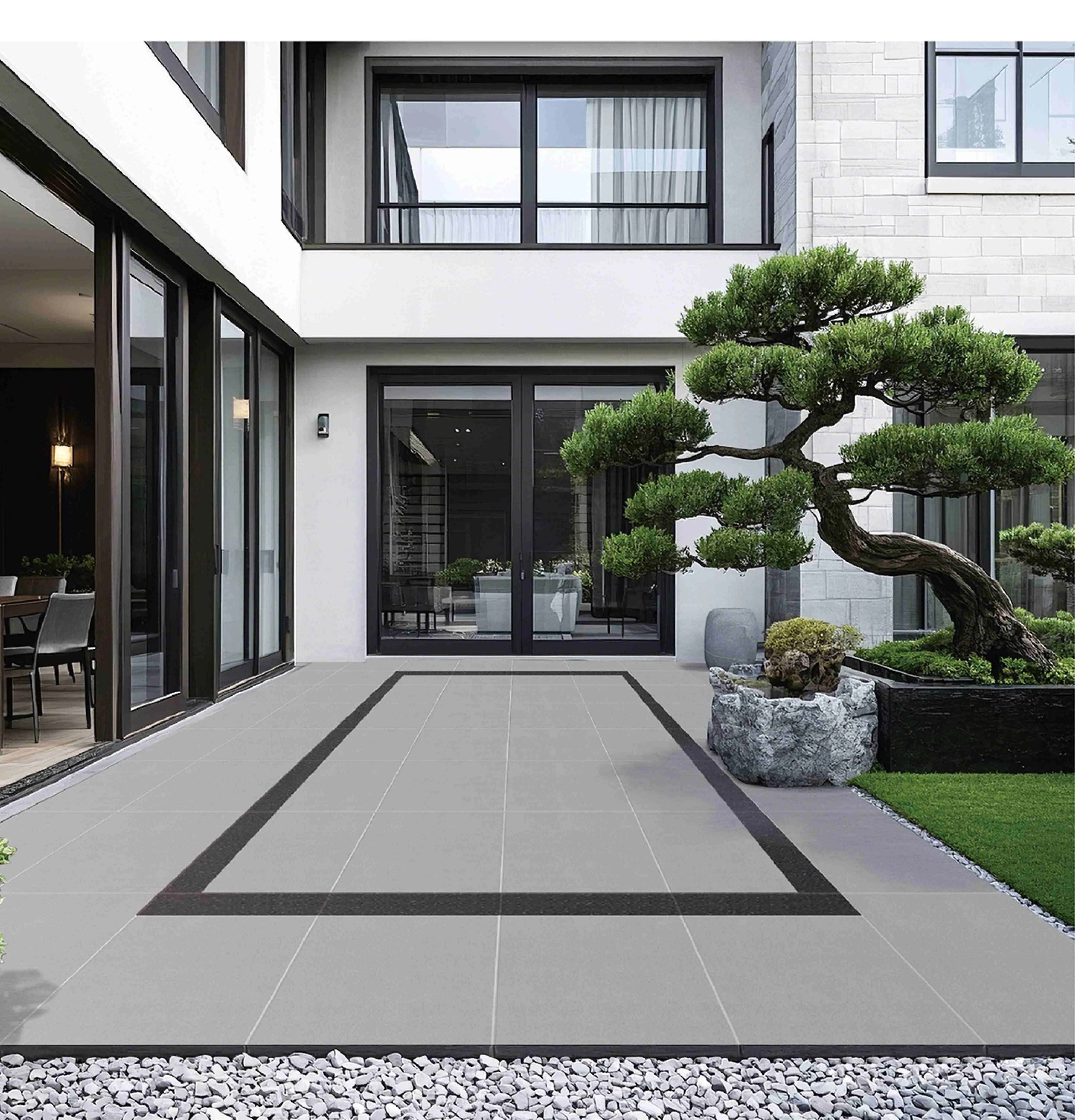 Light Grey Granite-Look Paving Stone for Outdoor Wall and Floor