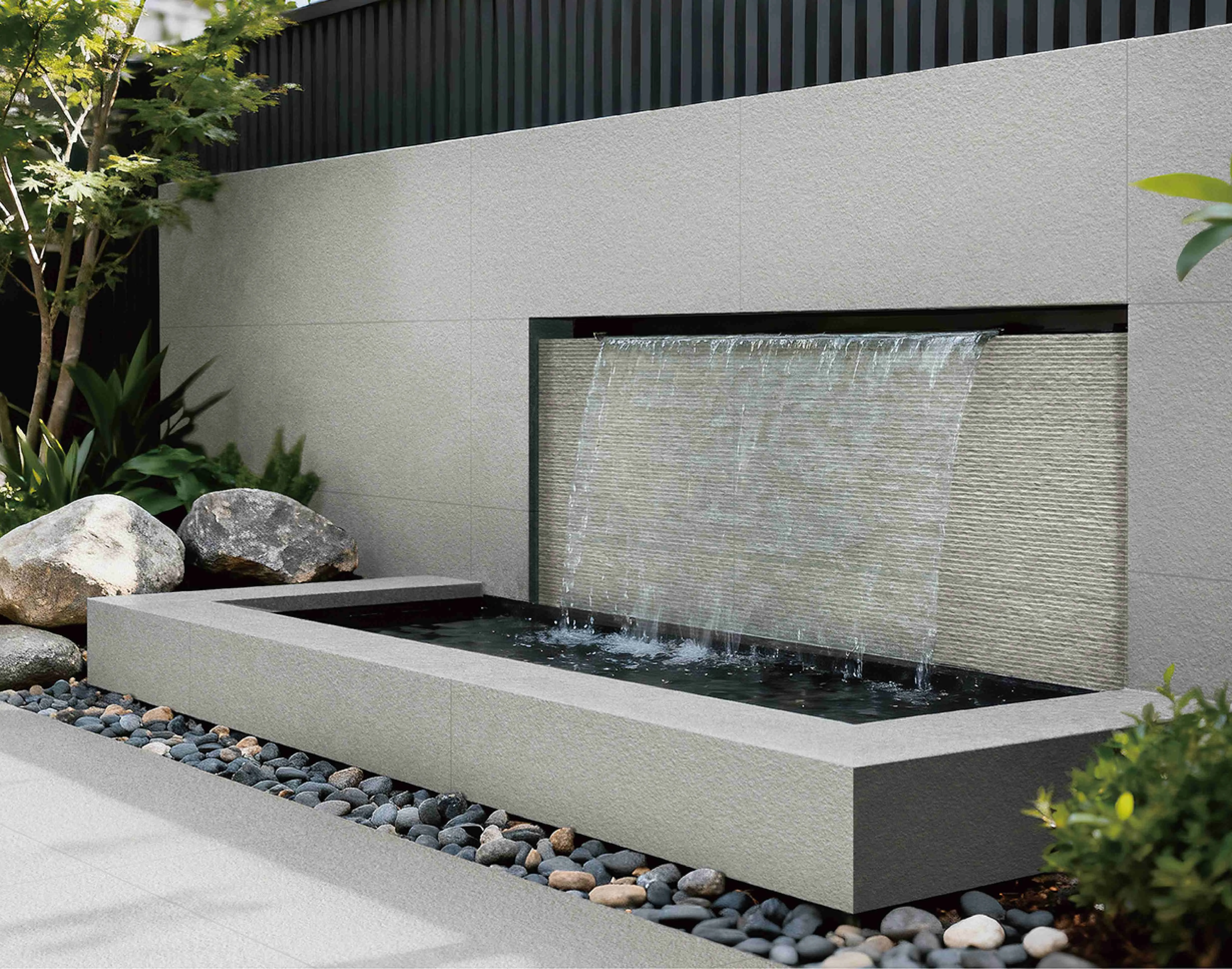 Silver Grey Limestone Stone-Look Outdoor Porcelain Pavers for Wall and Floor