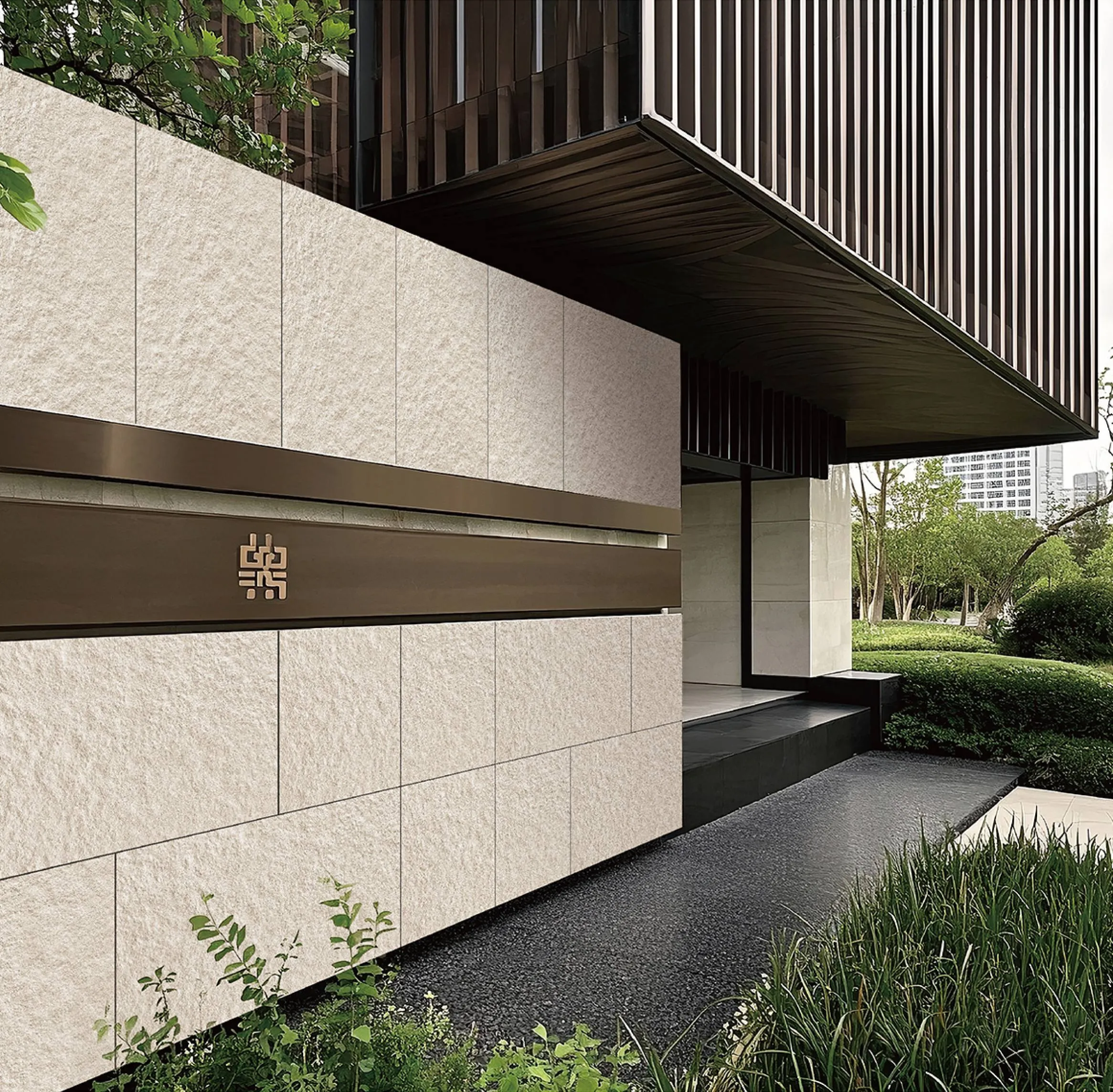 Warm Beige Sandstone-Look Paving Stone for Outdoor Wall and Floor