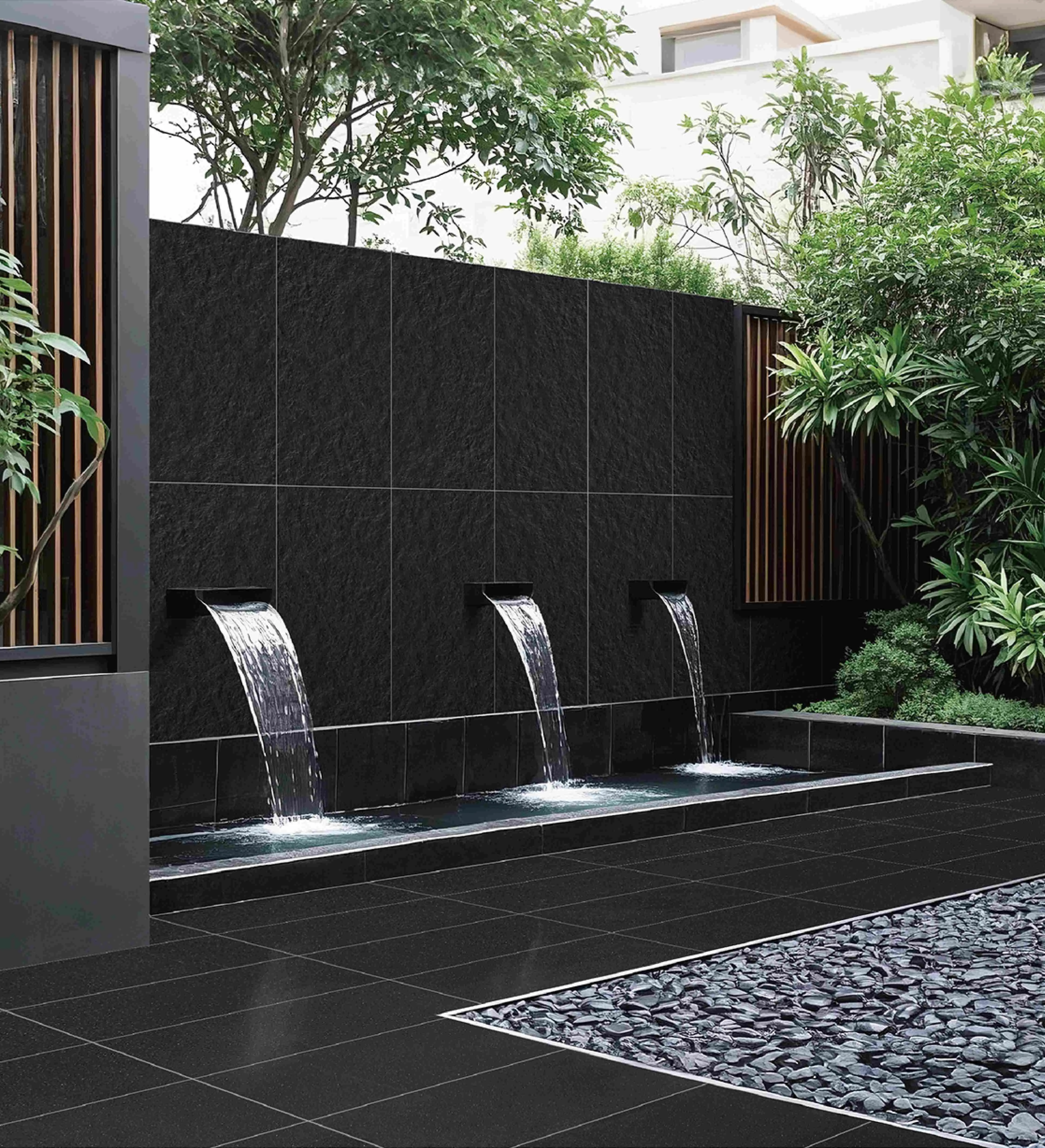 Charcoal Black Slate Sandstone-Look Paving Stone for Outdoor Wall and Floor