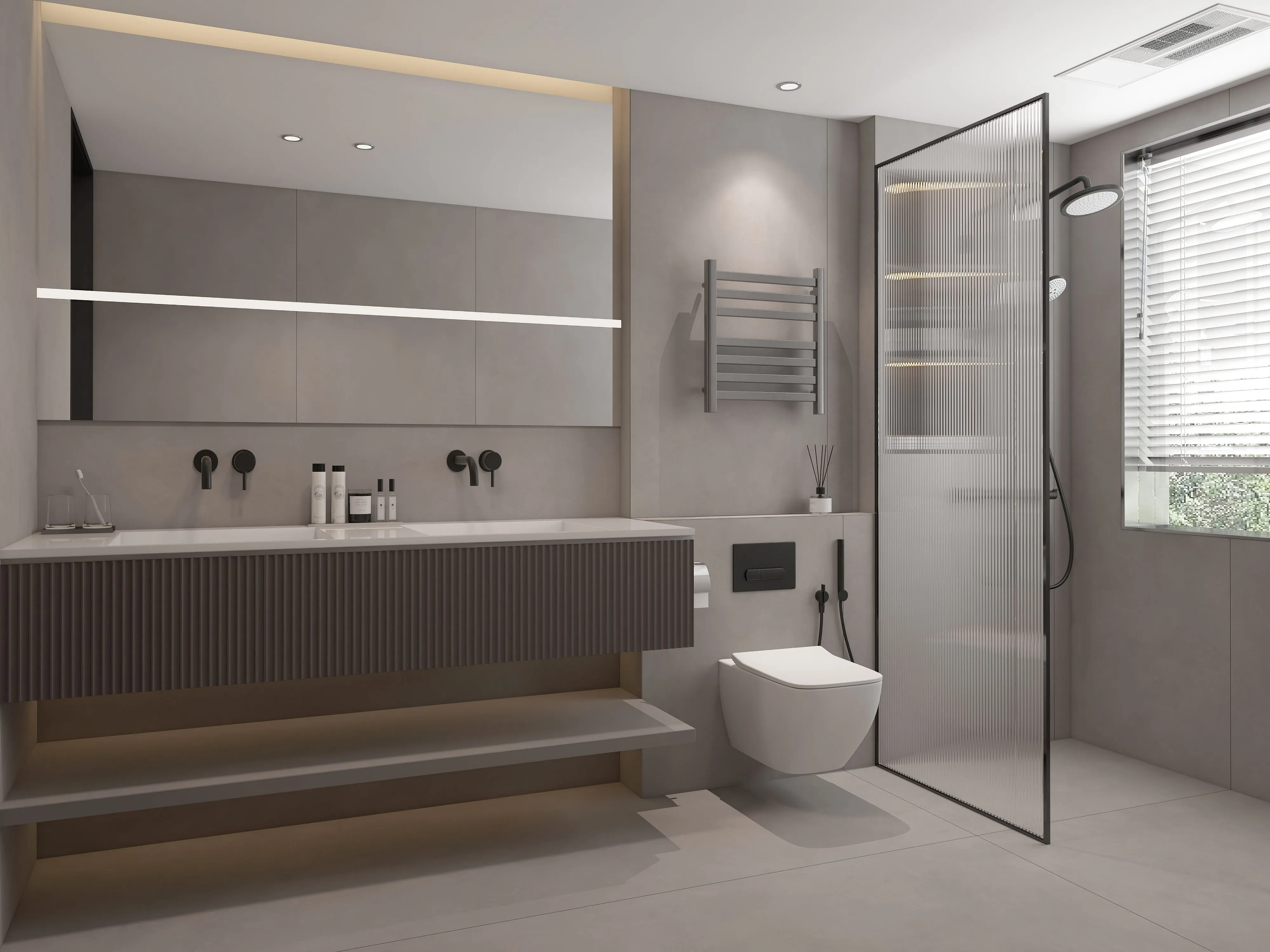 Mist Grey Cement-Look Sintered Stone