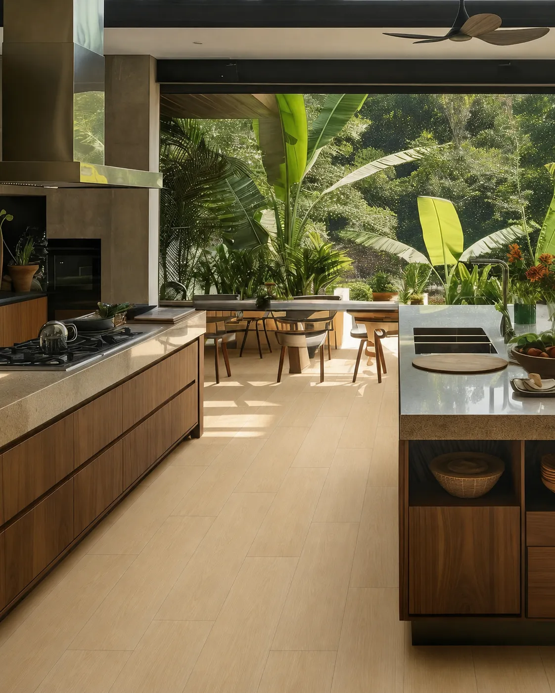 Light Blonde Ash Wood Look Porcelain Tile for Wall and Floor